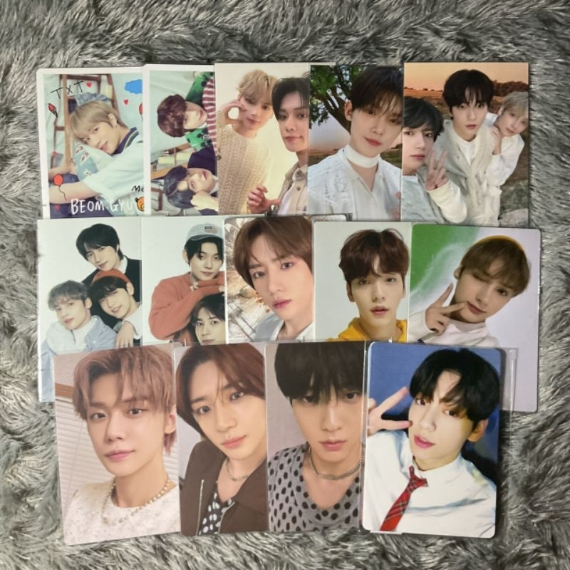 TXT - MPC MINI PHOTOCARD FANLIVE 2021 2022 MERCH KONSER ACT BOY ACT LOVESICK ACT PROMISE DREAM WEEK 