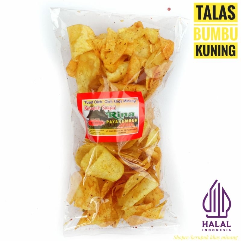 

Kerupuk Talas Bumbu Kuning Renyah dan Gurih