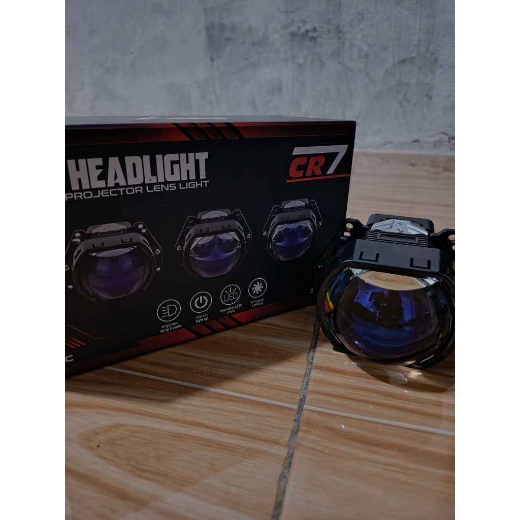 LAMPU BILED CR7 C659 - Biled 3inc Blue Lens