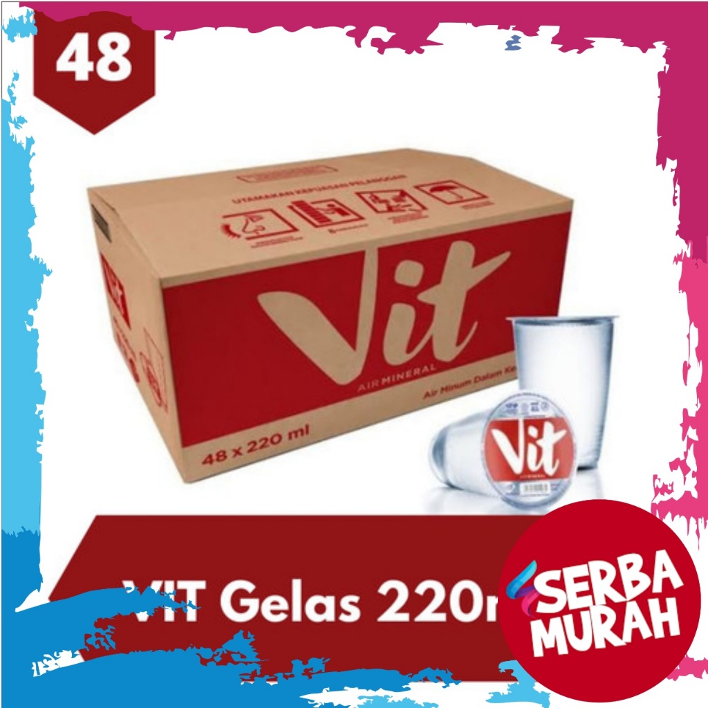 

Vit Gelas Cup 220ml 42pcs Air Mineral 1 dus kardus box