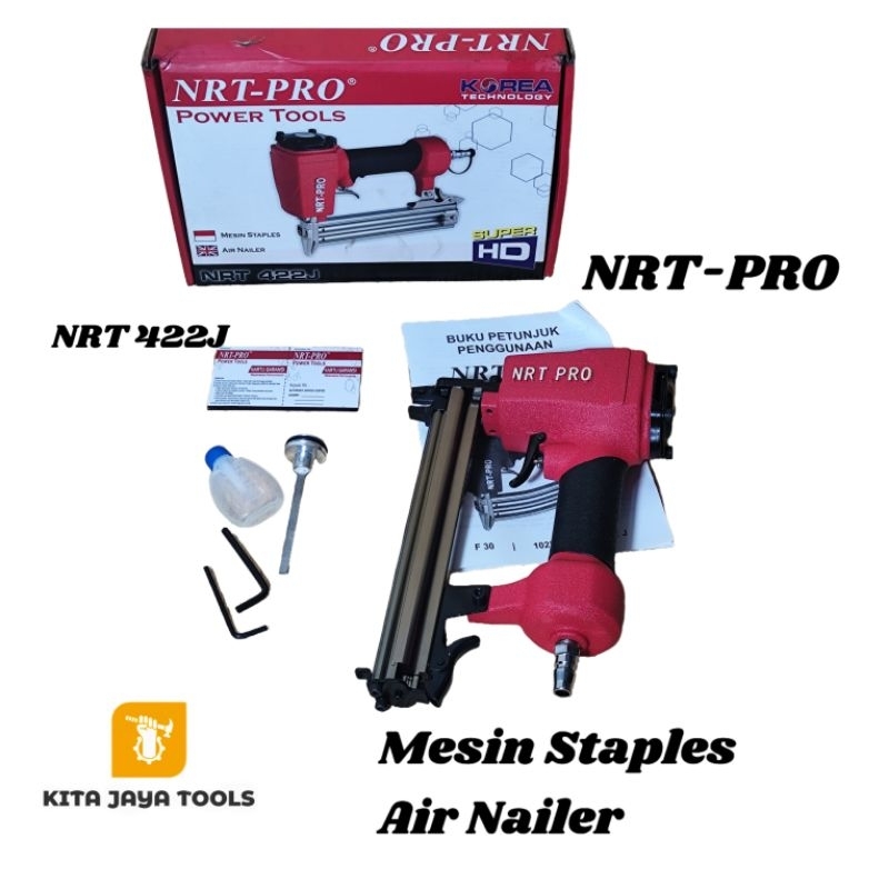 

NRT-PRO 422 Hd Mesin Air Nailer Steples U Tembak Kompresor Angin 422j Original