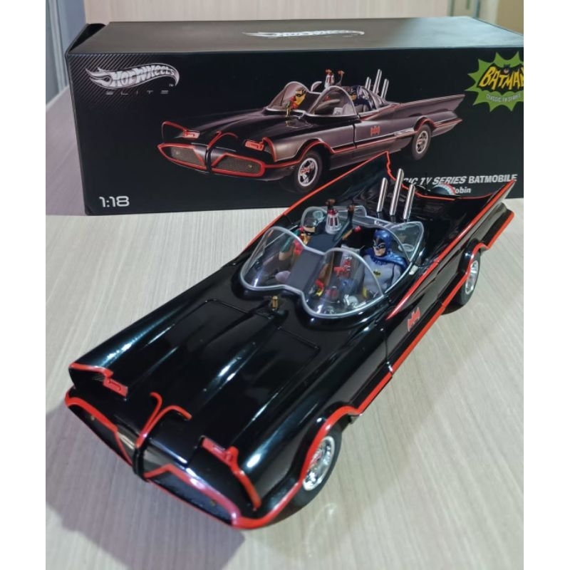 PRELOVED diecast car Hotwheels Elite Batmobile Classic rare collection
