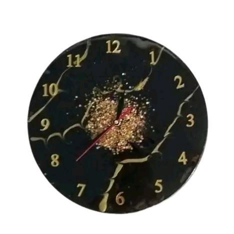 RESIN JAM DINDING RESIN CLOCK JAM CUSTOM  JAM KADO KEKINIAN ESTETIK  JAM DINDING