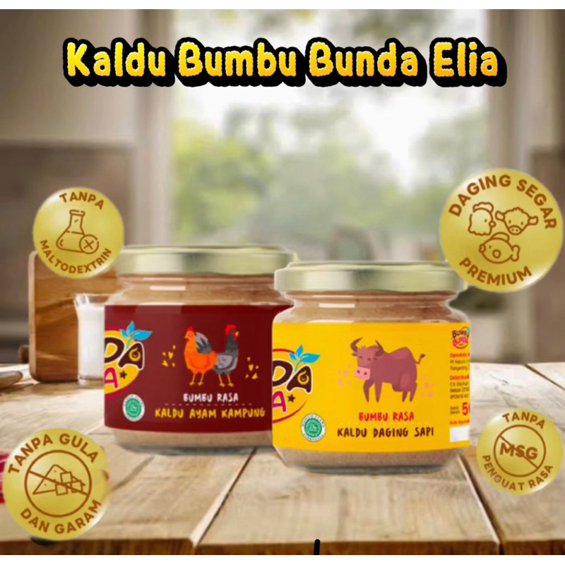 

Bumbu Bunda Elia BPOM Kaldu MPASI / Kaldu Anak / Kaldu Bayi Non Gula Garam / Kaldu Non MSG / Kaldu Organik/ Kaldu Ayam Kampung