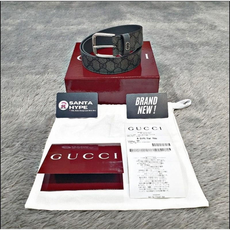 Gucci GG Supreme Logo Belt *NEW SEASON*