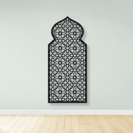 Hiasan Dinding Mihrab Musholla | Kubah Ketupat