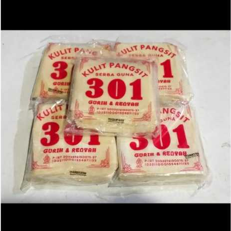 

301 kulit pangsit serbaguna isi 45-50 lembar 250Gram