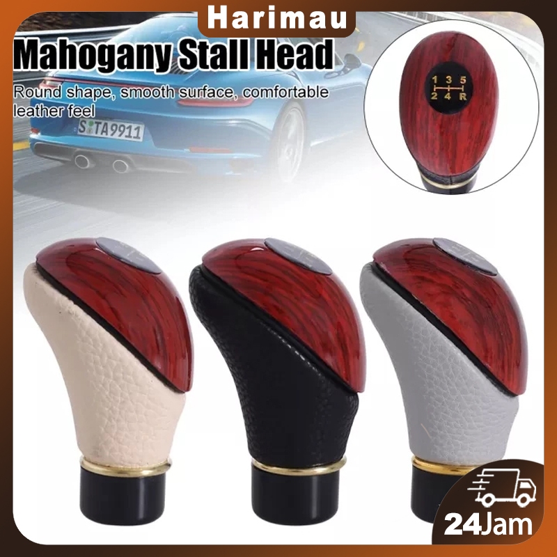 Shift Knop Persneling Mobil Kayu Type R Tuas/ Perseneling/ Manual Rem Tangan Transmisi Knob Tuas Uni