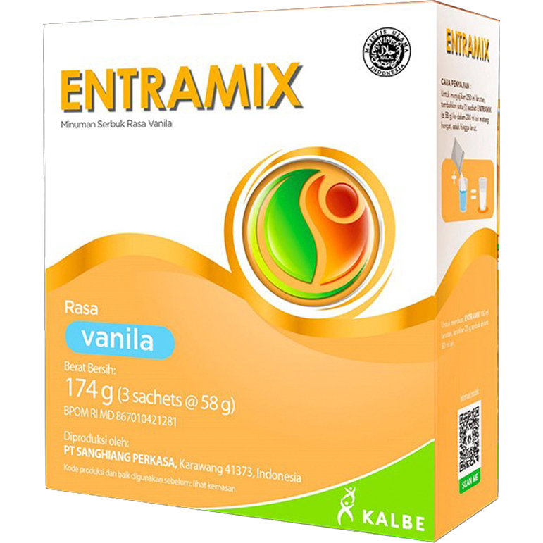 

Entramix Susu Bubuk – Nutrisi Seimbang Dewasa & Lansia | Vanilla / Coklat | Gizi Lengkap, Bisa NGT/Sonde