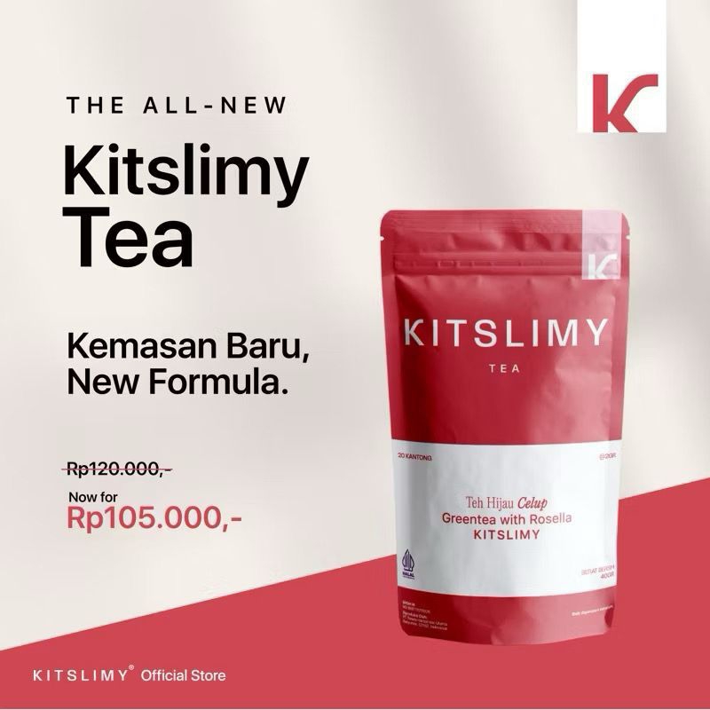

Kitslimy Slimming Tea | Teh Pelangsing Herbal.