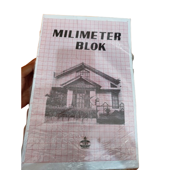 

Kertas / Buku Milimeter Blok/Block Ukuran F4 (50 lembar)