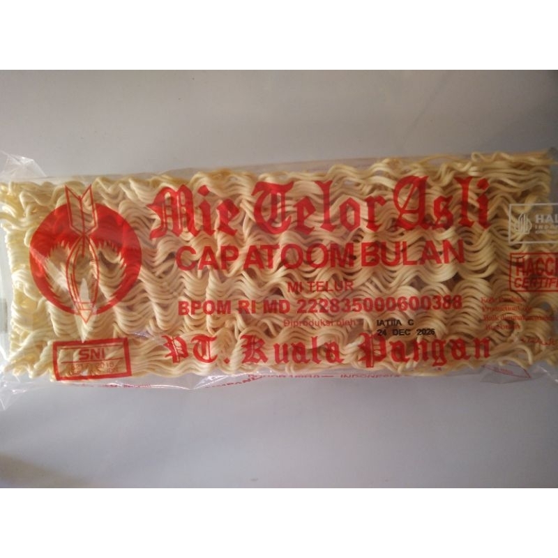 

Mie Telor Asli Cap Atom Bulan Kemasan 200 Gram
