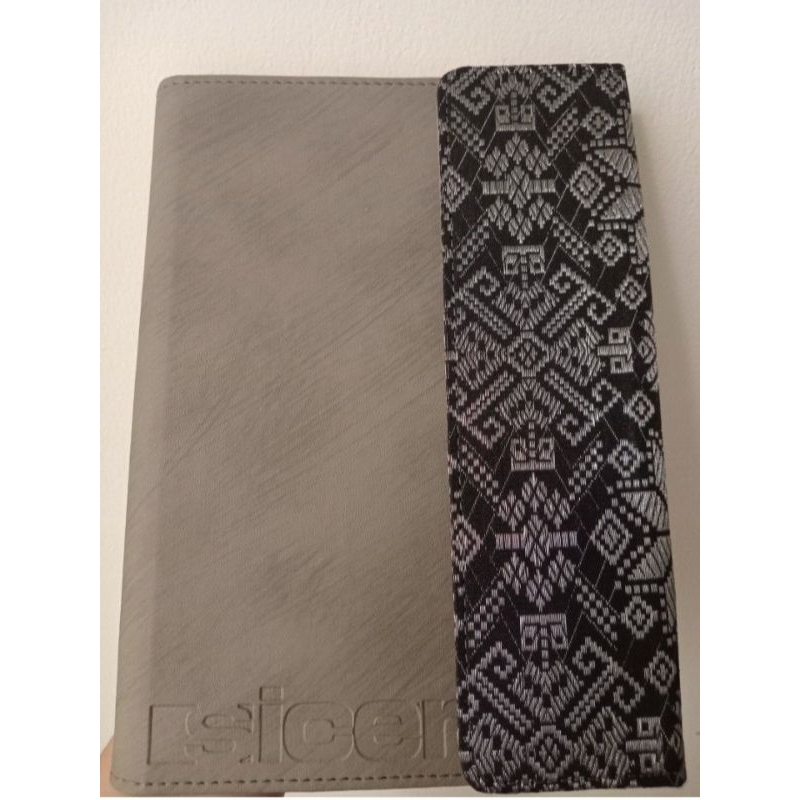 Buku Notes Catatan Sampul Batik Kulit Sintetis