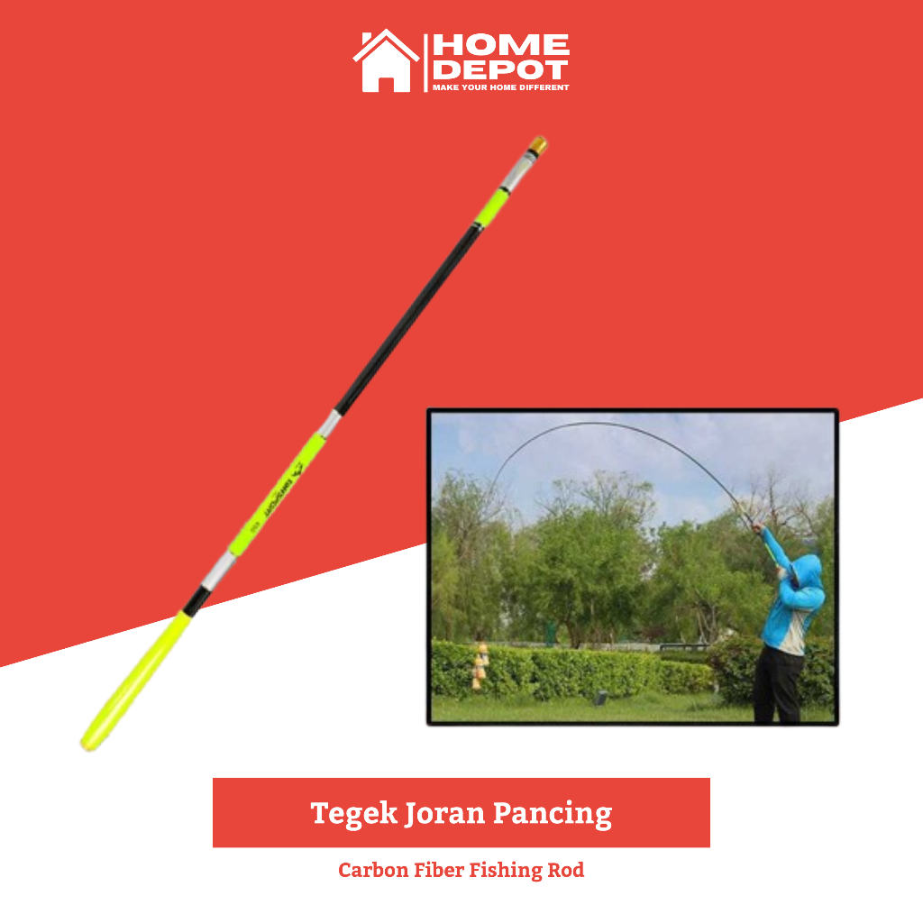 Tegek Joran Pancing Carbon Fiber Fishing Rod