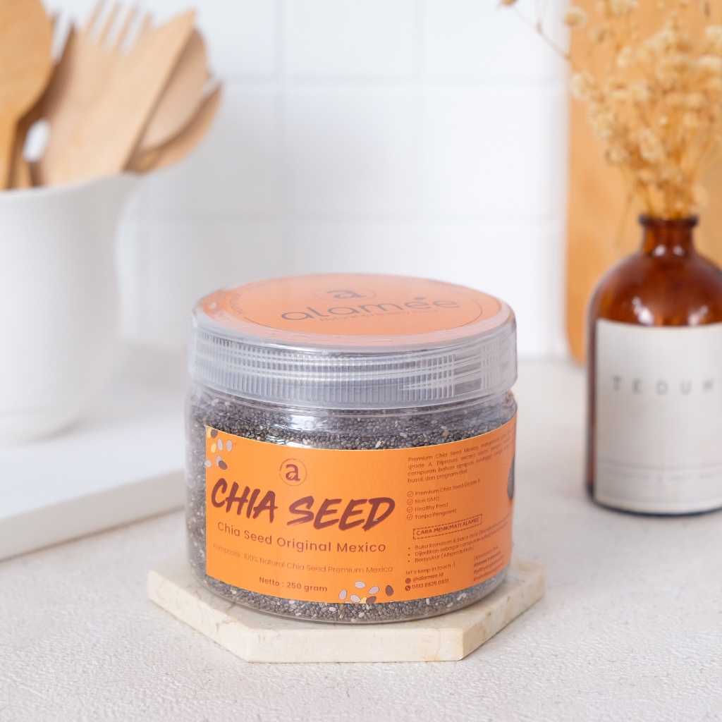 

Chia Seed untuk Diet Premium Organik Biji Chiaseed 250gr Black Seeds Organic Super Food fresh and natural