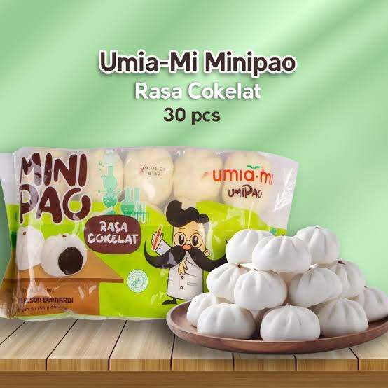 

Bakpau Panas Kukus / Goreng / Frozen Minipao Coklat Isi 30