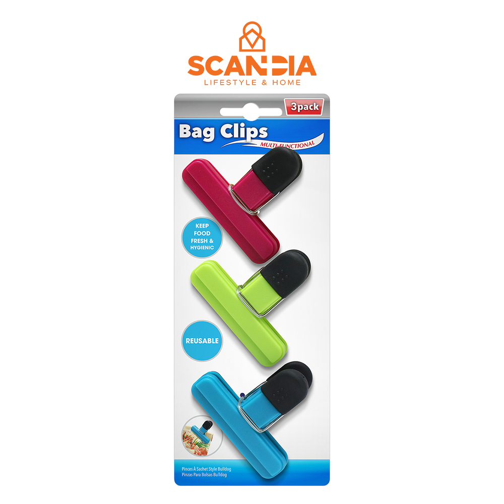 

SCANDIA Klip Kertas Bag Clips Bulldog Style 3PC Dark (KA0397)