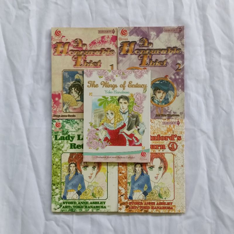 

Komik Harlequin isi 5 Yoko Hanabusa : Anne Gracie, Anne Ashley, Barbara Cartland