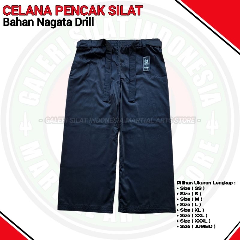 Celana Silat NAGATA DRILL - Celana Pencak Silat Bahan Nagata