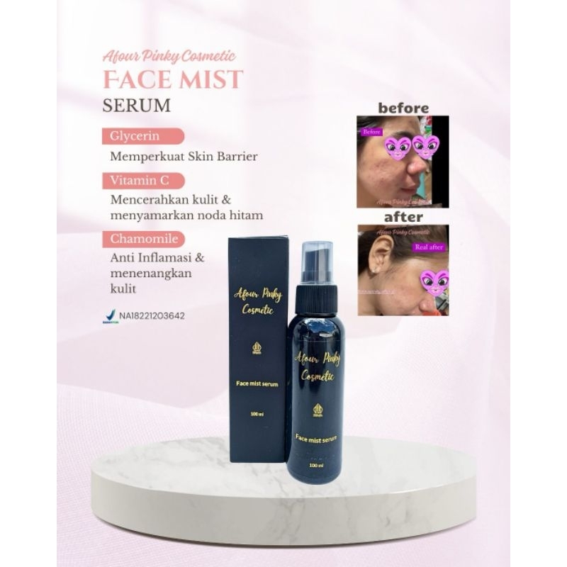 Cairan DNA Salmon Facemist Afour Pinky Cosmetic