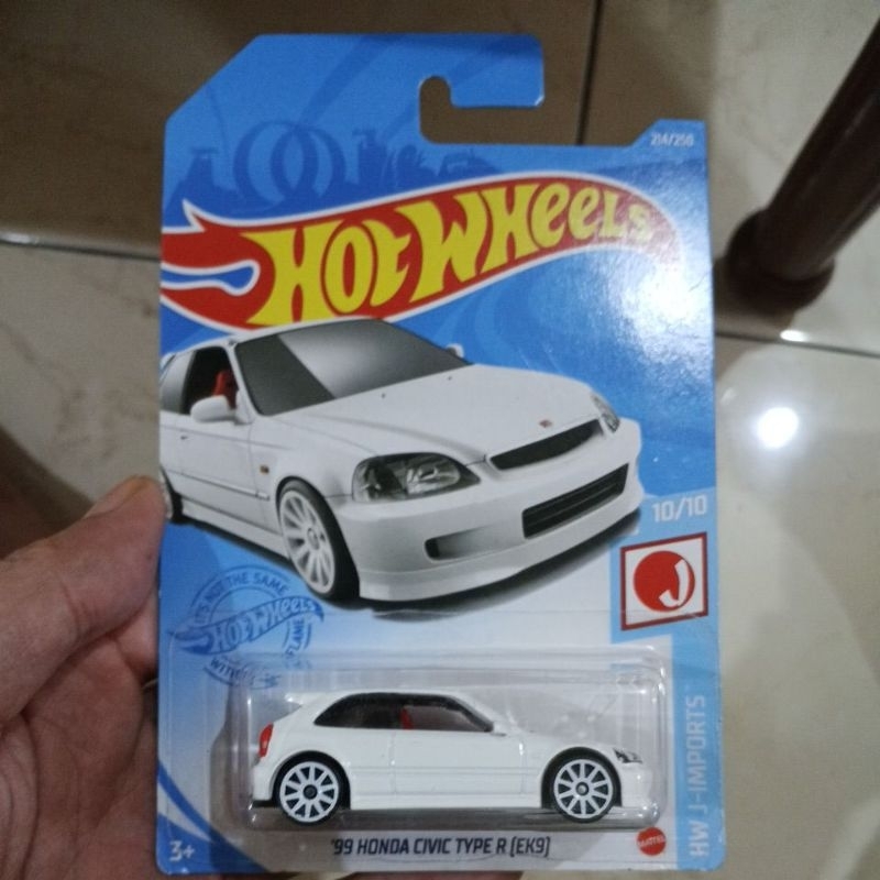hotwheels honda civic ek9 putih