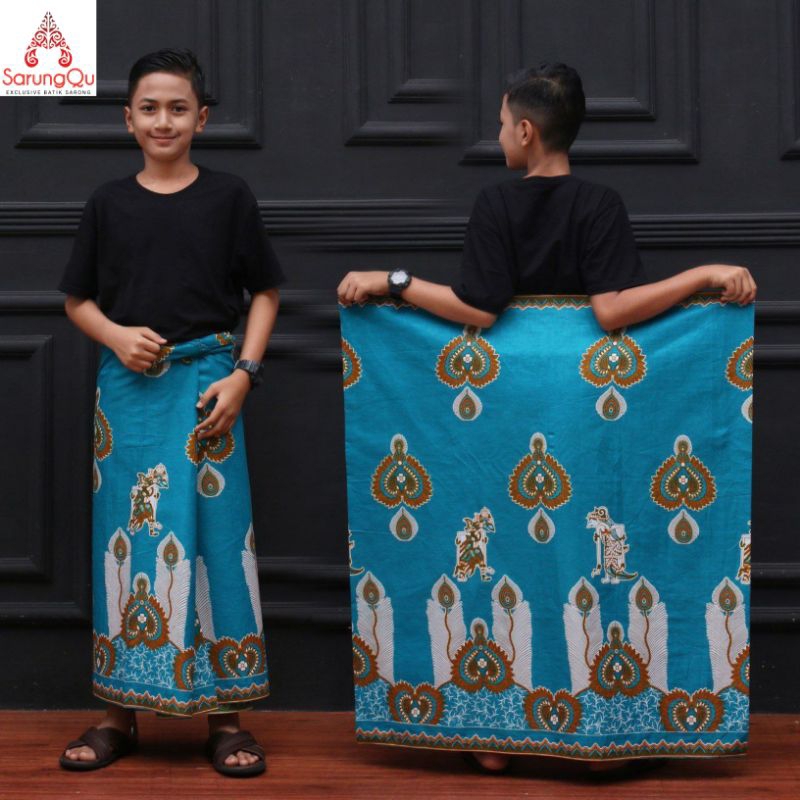 SARUNG BATIK PRINT • ANAK • MOTIF JOKOWI