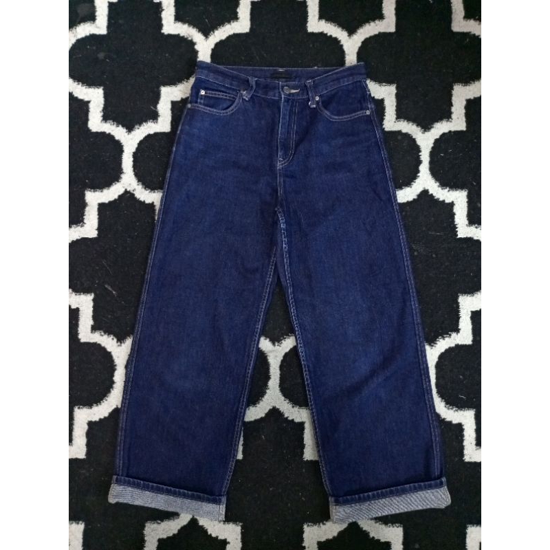 CELANA JEANS DENIM UNIQLO MODEL GOBER PRIA SECOND PRELOVED