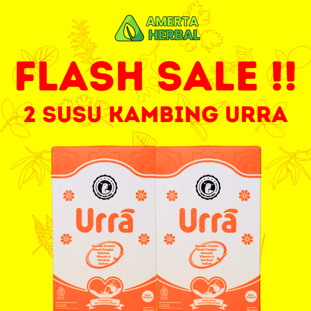 

FLASH SALE! 2 BOX SUSU KAMBING URRA ORIGINAL BPOM 100%