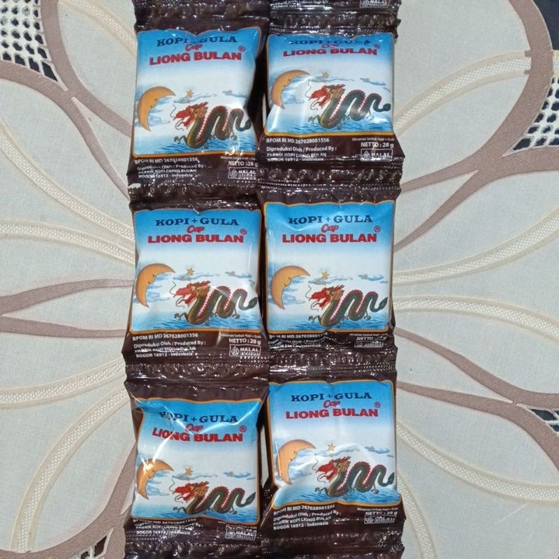 

1 Renceng (10 PCS) - KOPI CAP LIONG BULAN PLUS GULA - 28gr