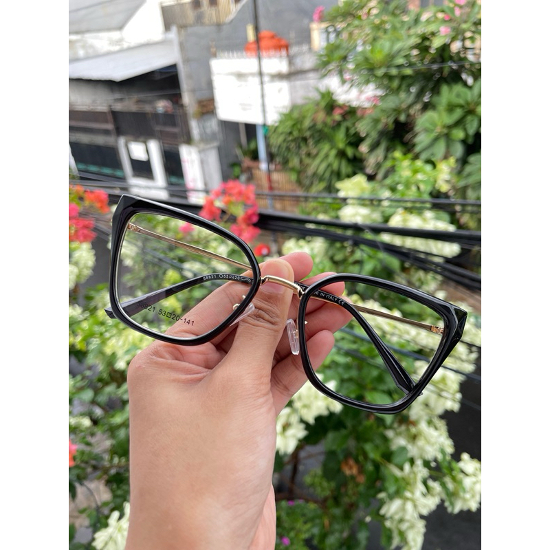 Frame kacamata 58821 - Kacamata cat eye - Kacamata ganti lensa