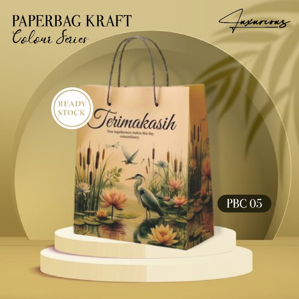 

PAPERBAG COLOUR MOTIF PBC 05 - PAPER BAG SOUVENIR PERNIKAHAN READY STOCK