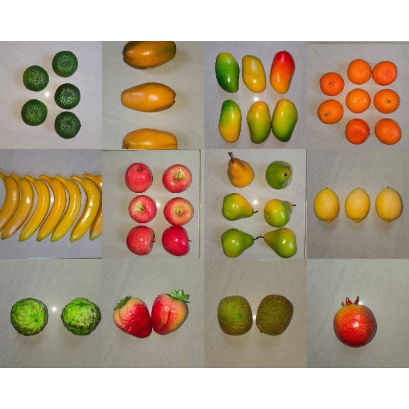 CUCI GUDANG BUAH PALSU REPLIKA MURAH Dekorasi Apel Pisang Jeruk Mangga Pepaya Kiwi Pome Stroberi Del