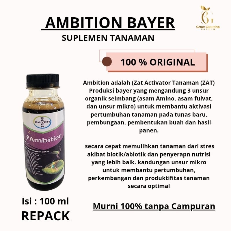 AMBITION BAYER || KEMASAN REPACK || 100 Ml