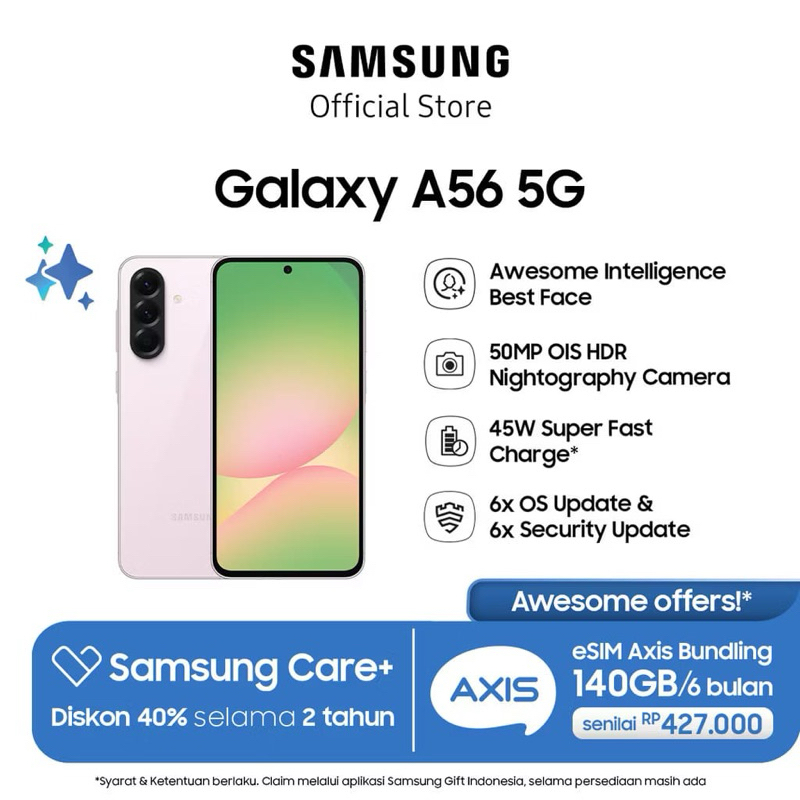 Samsung Galaxy A56 5G 8/256GB - Awesome Pink