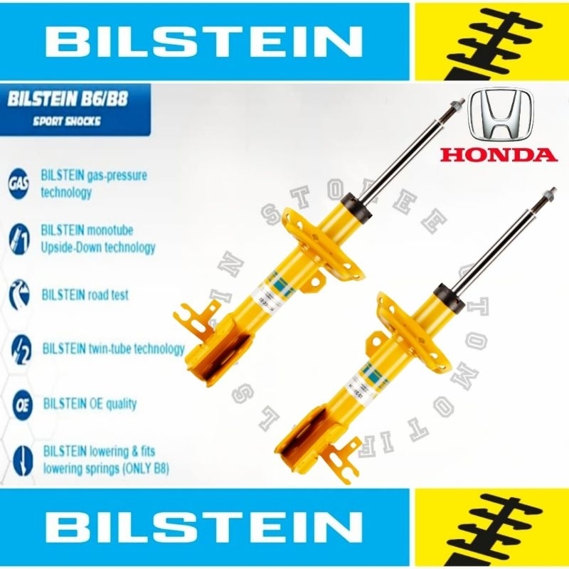SHOCKBREAKER DEPAN HONDA JAZZ GE8 ORIGINAL BILSTEIN B6