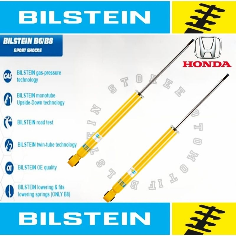 SHOCKBREAKER BELAKANG HONDA JAZZ GE8 ORIGINAL BILSTEIN B6