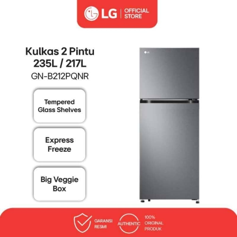 LG Kulkas 2 Pintu  GN-B212PQNR