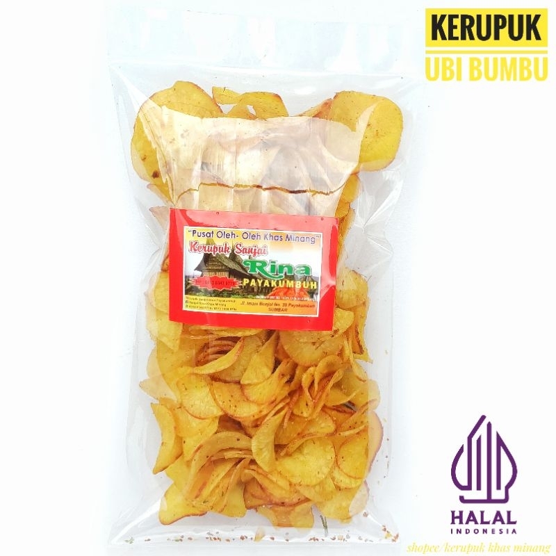 

keripik ubi bumbu kuning crispy (kerupuk ubi sate)