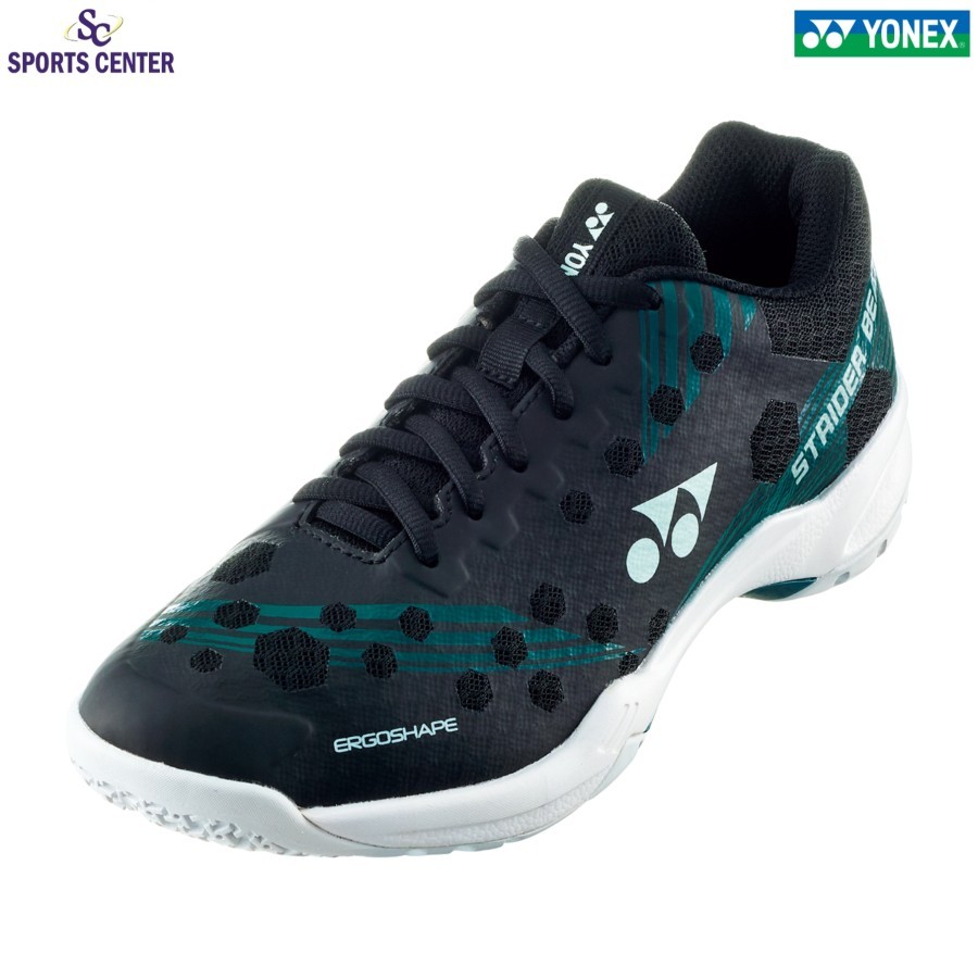 New Color Sepatu Badminton Yonex Power Cushion Strider Beat Black / White