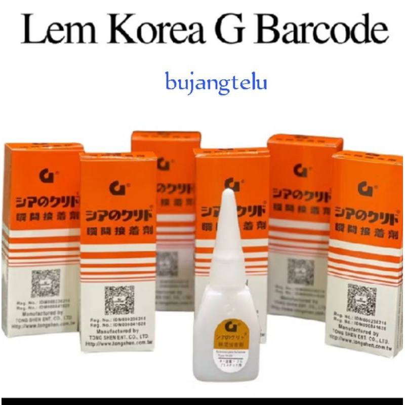 

Lem Korea G BERCODE 100% original pabrik