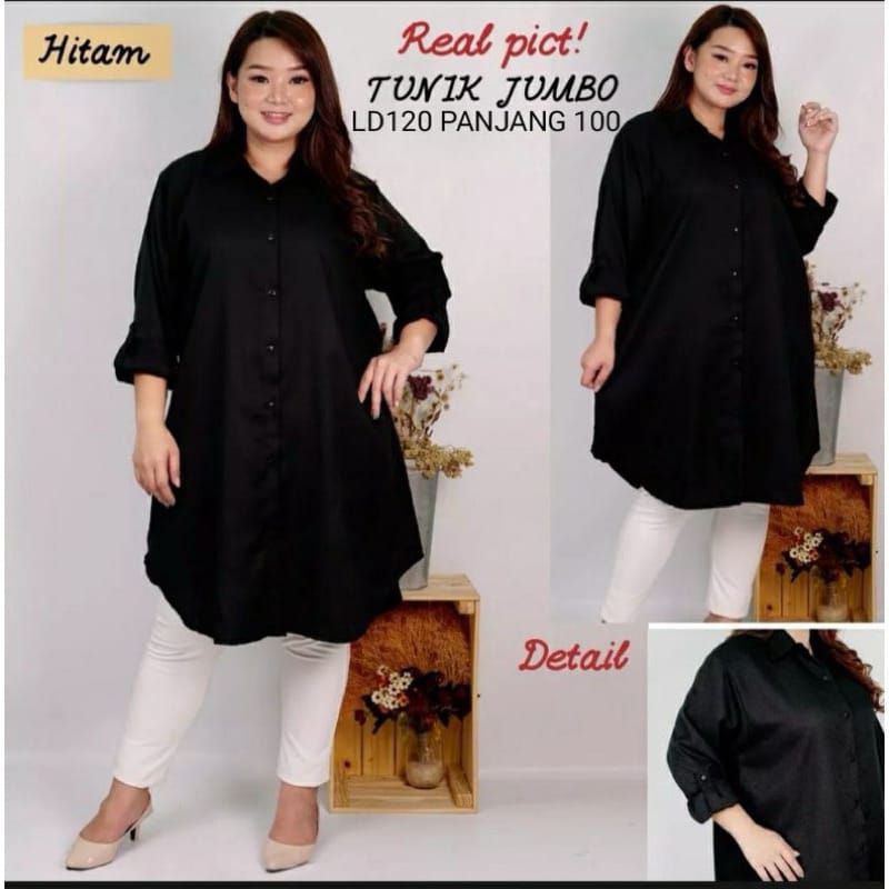 TUNIK HIJAB LD120/TUNIK JUMBO FISA/ATASAN WANITA MUSLIMAH BUMIL&FRIENDLY7