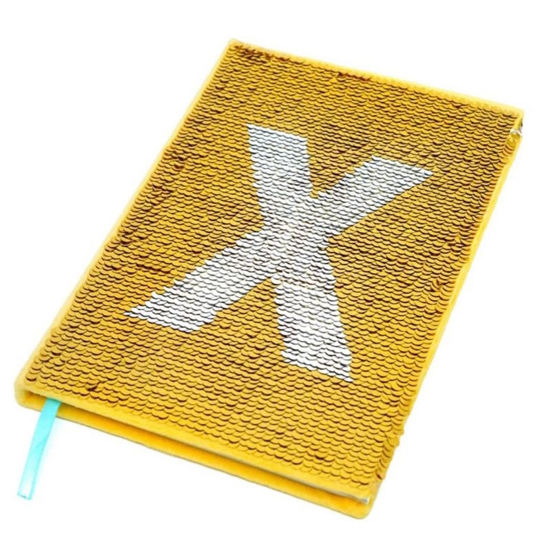 

notebook alphabet sequin (dua design cover)7322