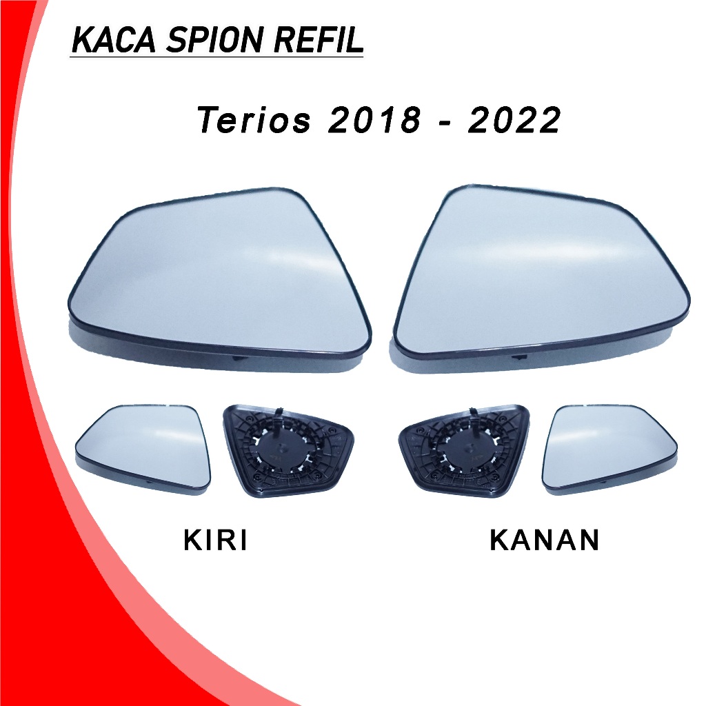 Kaca Spion Mobil Terios 2018-2022 Set Kanan Kiri