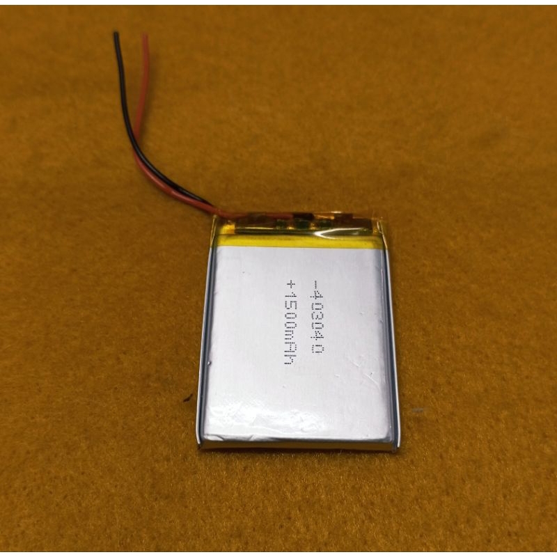 Baterai Lithium-Ion Polymer Lipo 3,7V 1500Mah 403040