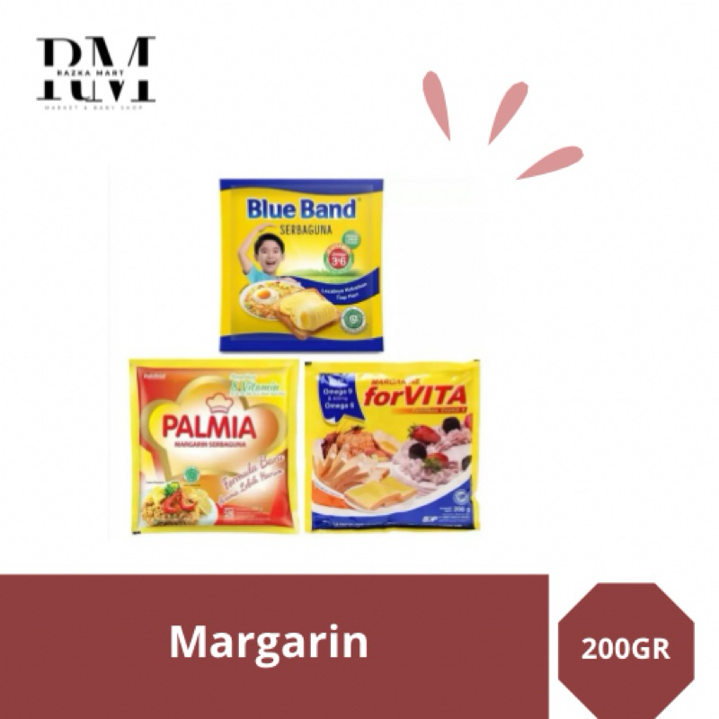 

Margarin 200gr - BLUE BAND / ForVITA / PALMIA