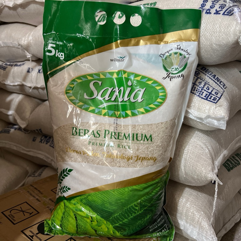 

Beras Enak, Beras Putih, Beras Pulen, Beras Premium, Beras Cap Sania 5kg