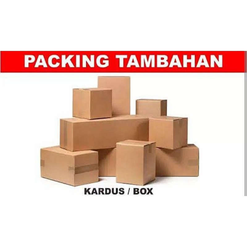 

Kardus TAMBAHAN PACKING KHUSUS PEMBELIAN DI TOKO KAMI