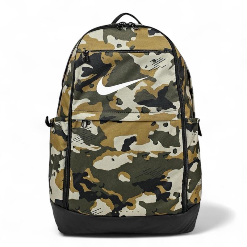 Nike Brasilia 9.5 Training Backpack Extra Large Camo Green 30L 100%Original
