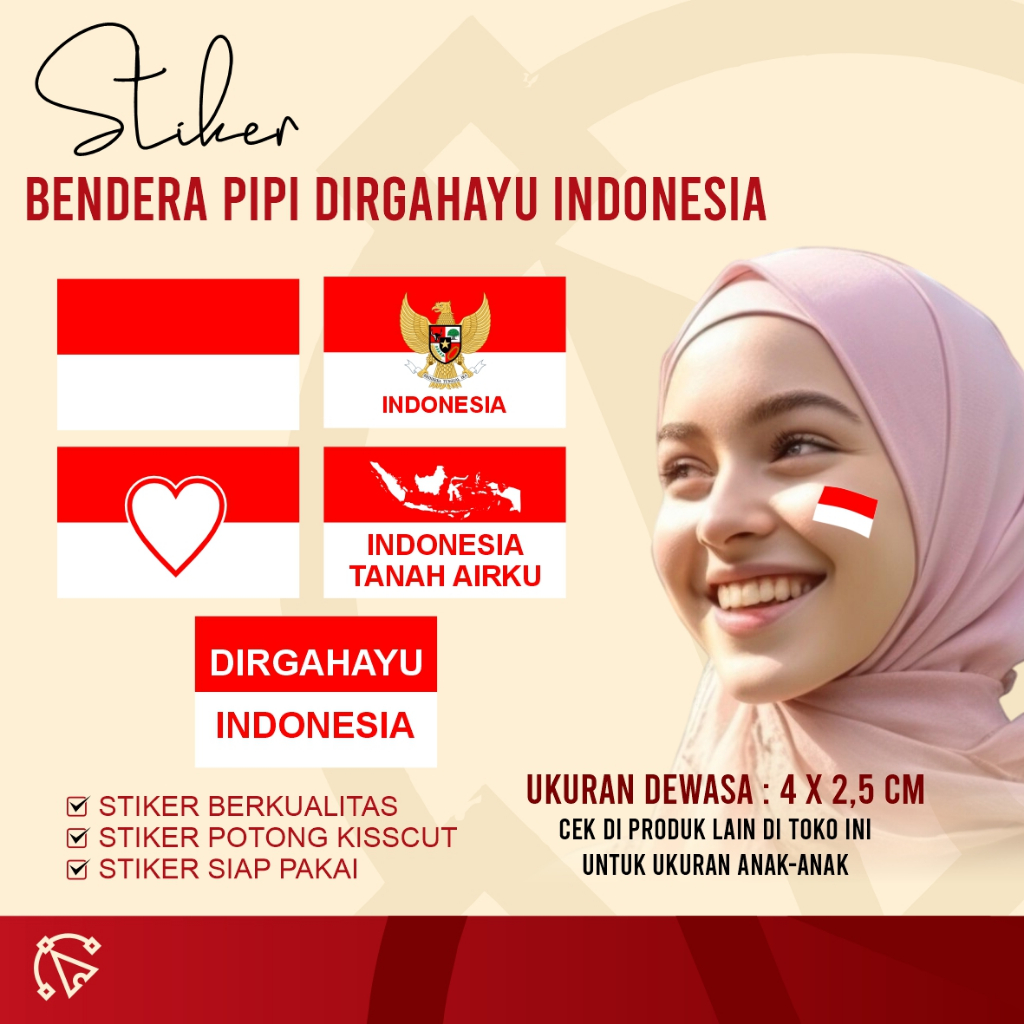 

STIKER PIPI MERAH PUTIH, STIKER DIRGAHAYU INDONESIA, STIKER PIPI AGUSTUSAN, STIKER 17 AGUSTUS, STIKER PIPI DEWSA KEREN