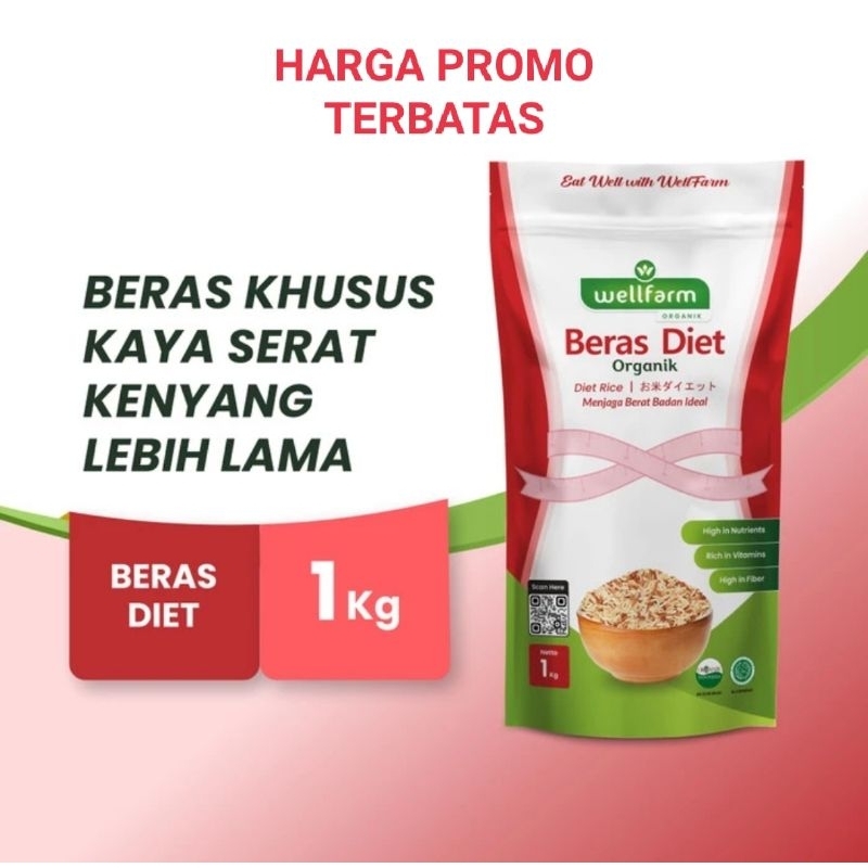 

Wellfarm Beras DIET SLIMRICE 1 kg